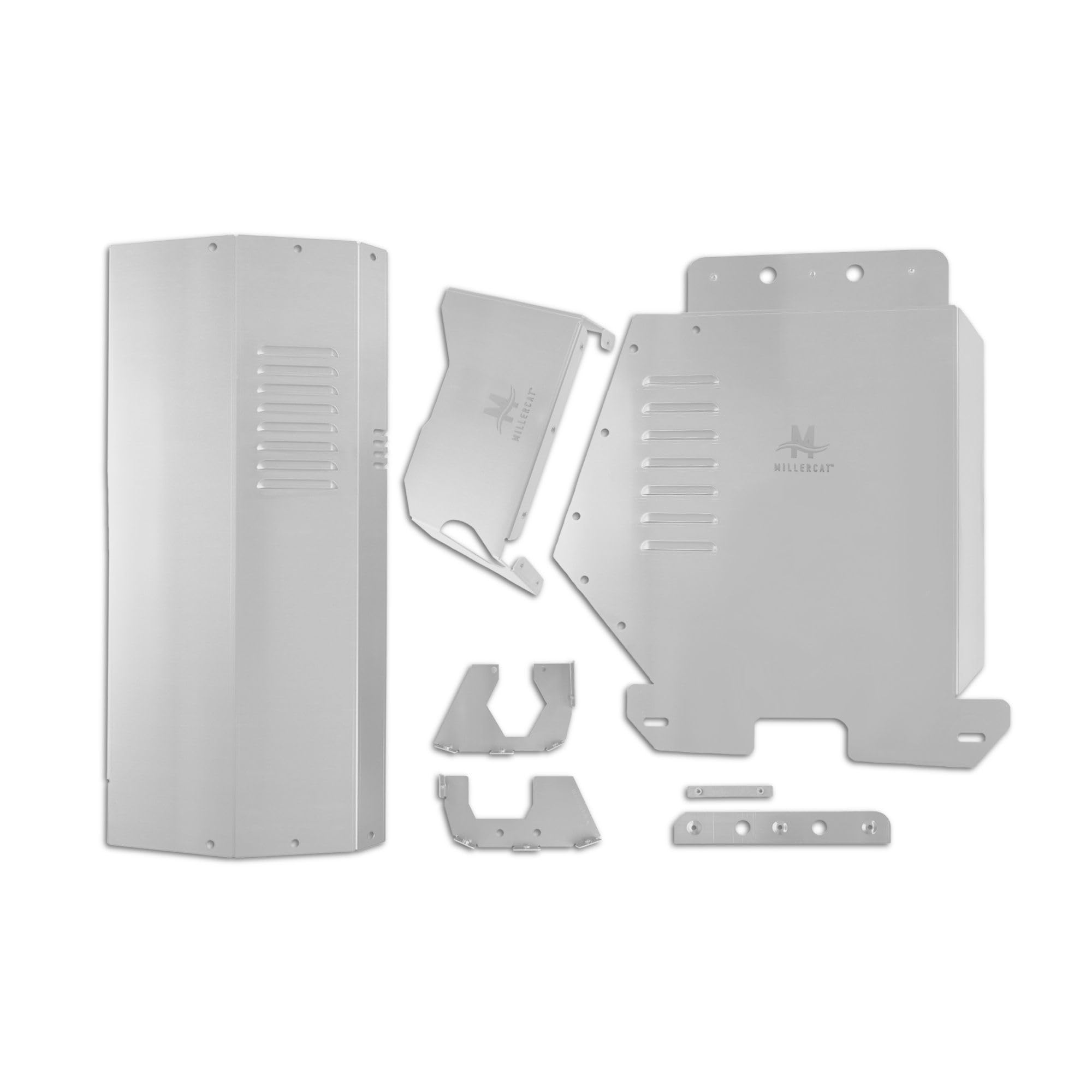 Anti-Theft Cat Shield, Fits 2016-2023, 2.7L Toyota Tacoma 4WD - Miller CAT Aluminum Catalytic Converter Protection