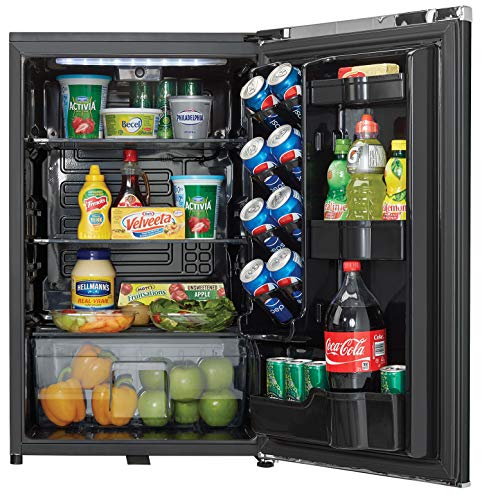 Danby DAR044A6MDB-6 4.4 Cu.Ft. Mini Fridge, Compact Refrigerator For Bedroom, Living Room, Bar, Dorm, Kitchen, Office, E-Star Rated with Door Lock, Black Danby DAR044A6MDB-6 4.4 Cu.Ft. Mini Fridge, Compact Refrigerator For Bedroom, Living Room, Bar, Dorm, Kitchen, Office, E-Star Rated with Door Lock, Black