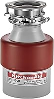 KitchenAid 84211643 1/2 HP Continuous Feed Garbage Disposal - Replaces KGIC300H, Powerful 1725 RPM Motor