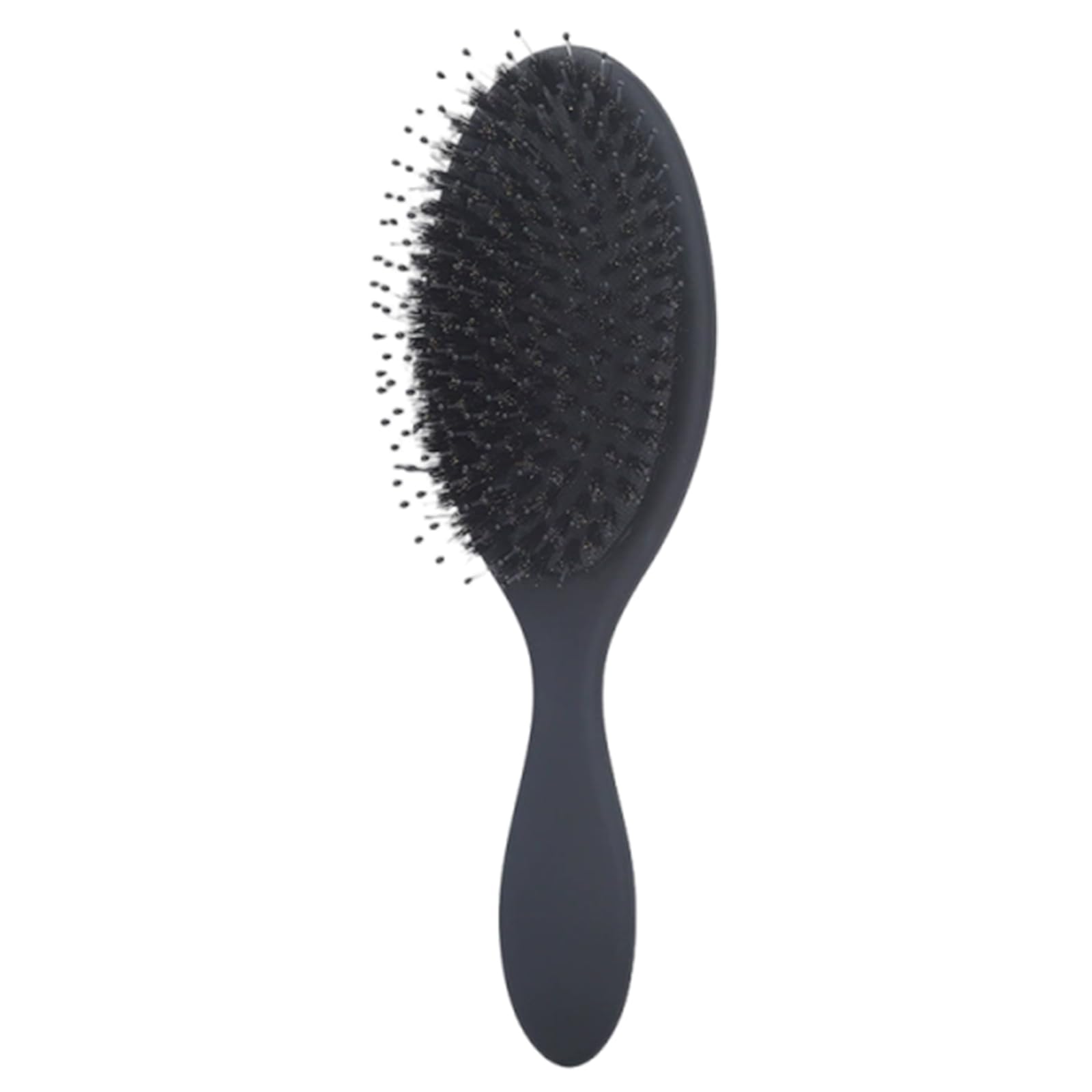 Hair Extension Brush,Boar Bristle Paddle Hairbrush,Professional Detangle Soft Cushion Brushes for Women Men for Long Thick Curly Smoothing Hair Reducing Hair Breakage and Frizz (Black)