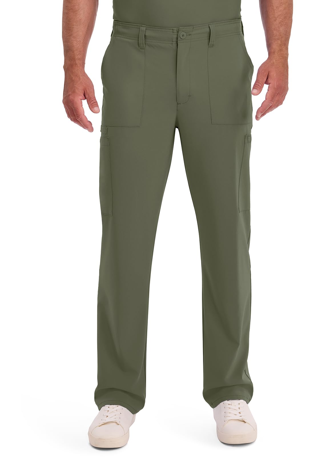 Dickies Scrub Pant for Men Natural Rise Drawstring Bottoms with 6 Pockets and Back Elastic Waistband - DK015