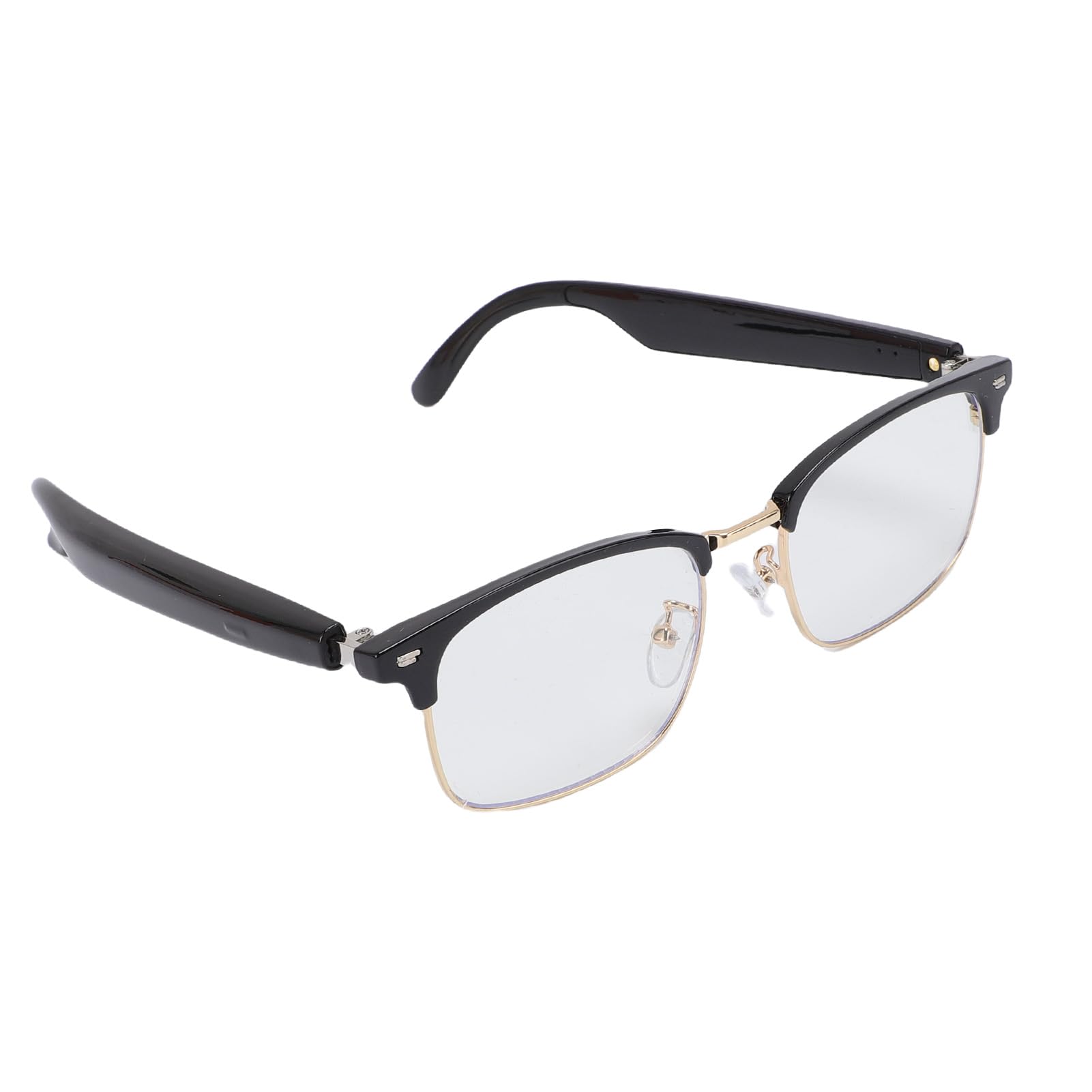 ASHATA Smart Gläser mit Bluetooth 5.3, Dual Lautsprecher, für Alltag und | Audio Glasses with Mic, Noise Reduction, Touch Control, Blue Light Blocking, for Phone Calls