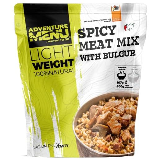 Adventure Menu - Pittige vleesmix met Bulgur - 107g