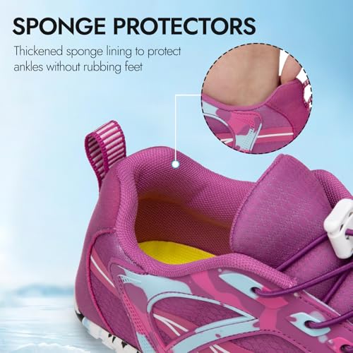 Image of ATHMILE Barefoot Water Shoes Women Men Wide Non Slip Aqua Beach River Pool | Quick Dry Swim Kayak Lake Hiking Surfing Boating Fishing Diving Rock Climbing Cruise Ship Essentials