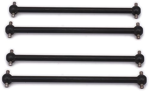 Miniatura 2 de #45 Acero RC eje de transmisión Dogbone Longitud Total 3.031 in para 1/10 RC Hobby Modelo Coche HSP Wltoy Redcat 4PCS/Set