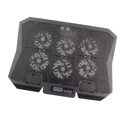 Base para Laptop 15.6'' con 6 Ventiladores y Luz LED Azul miniatura 1