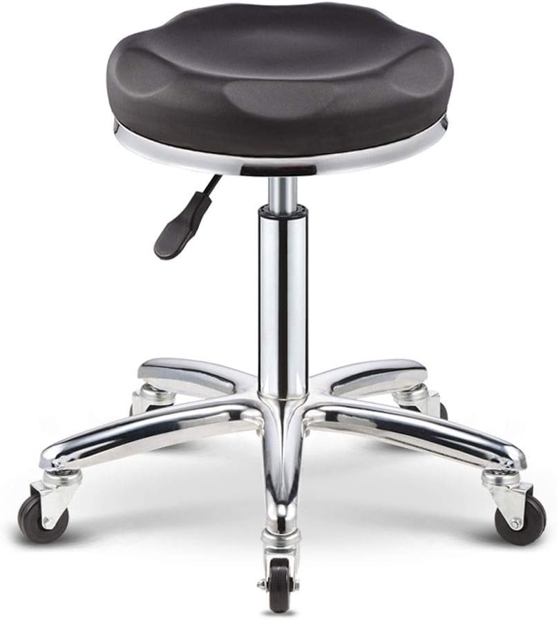 Bar Stools 5 wheels Relax Chair Height Adjustable Swivel ...