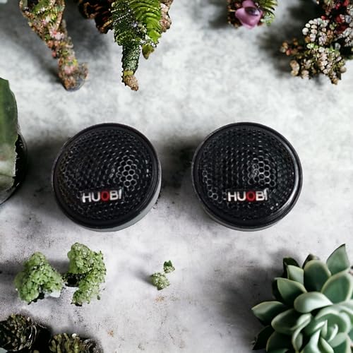 Image of High Frequence Dome Tweeter for Car, Home Audio (380 watts, 4 Ohms) HB-103 Black Colour (2 Piece) for Treble