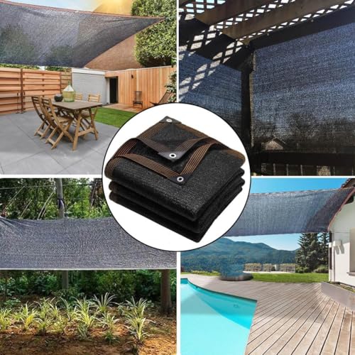 Malla de sombra al 90% transpirable y toldo protector de jardín 7