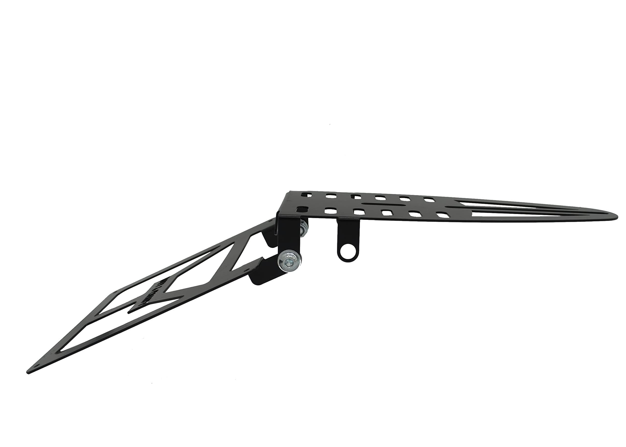 Portatarga Pieghevole Per Moto Enduro - Universale Per KTM, Husqvarna - Nero - Foto 8