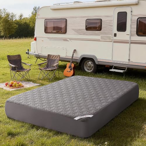 Image of BEDLORE Waterproof Mattress Protector, RV Queen Size Mattress Pad Noiseless