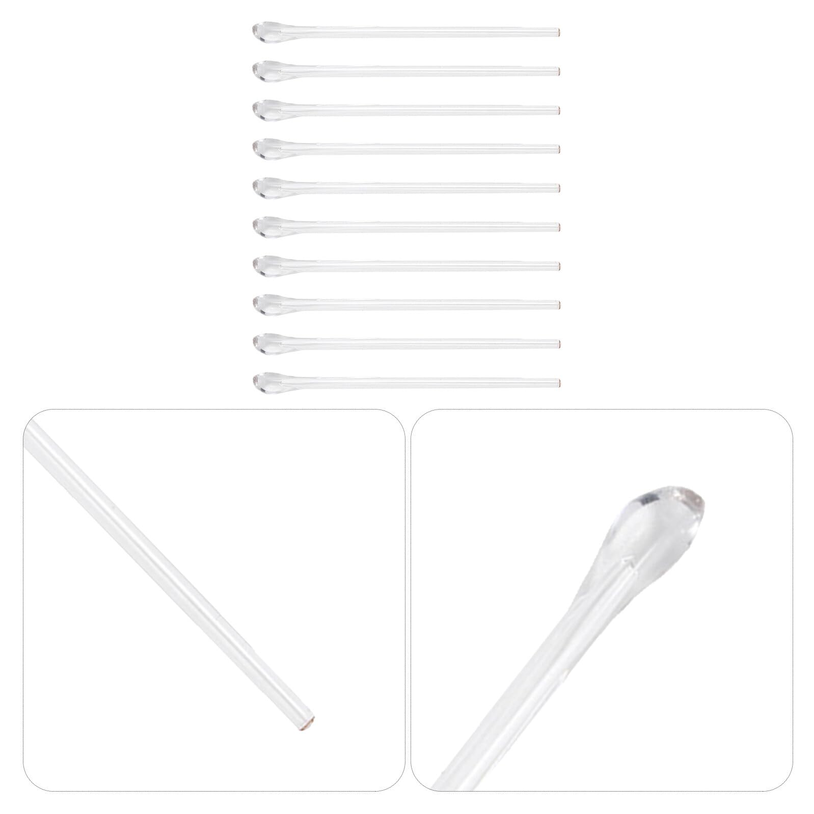 Embouts de Protection Lot pour Branches de Lunettes en Plastique Argenté | Antidérapants et Flexibles, Très Légers, pour Branches de Lunettes de Lecture et Usage Extérieur