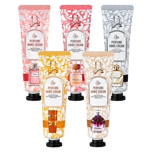XPEX 5pcs Crema De Manos,Crema Para Manos Secas y Agrietadas-Recupera Las Mano Dañadas,Reparadora No Grasa Con,Rápida Absorción,24H Hidratación