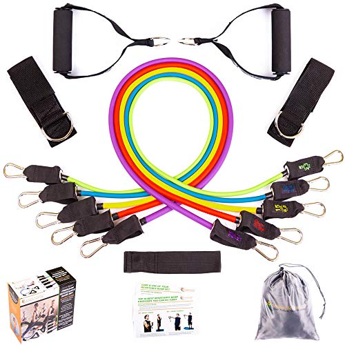 SmarterLife Resistance Bands for Legs and Butt - Heavy Duty Exercise Bands