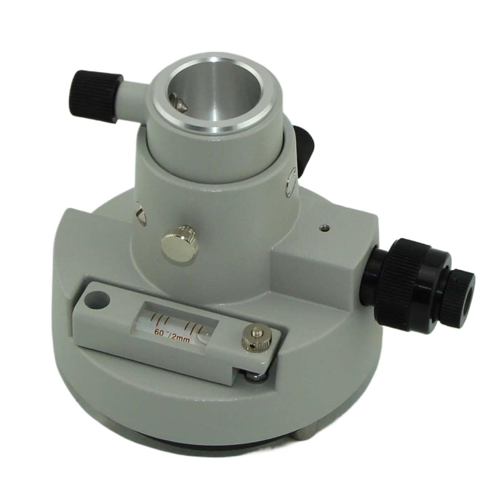 ZHANGGH New Tribrach Adapter with Optical Plummet (Erect Image) for Prism Set Total Station(Gray)