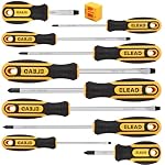 11-piece Screwdriver Set 5 Phillips and 5 Slotted Tips magnetic screwdriver set screw driver work on small screws as well as large. Magnetizer Demagnetizer for Screwdriver Tips Bits and Small Tools