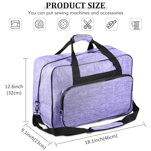 Sac fourre-tout universel pour machine à coudre protégeant des chocs - 2