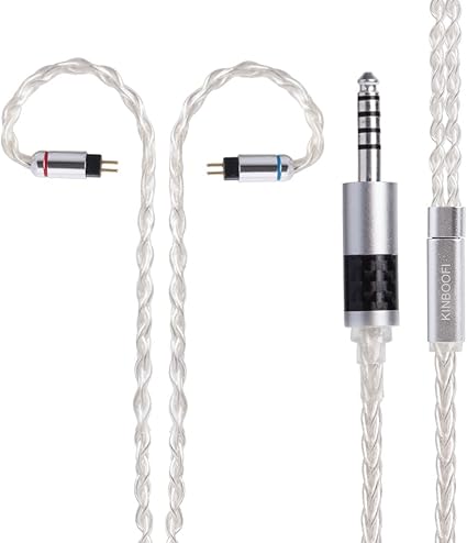 Amazon Kbf4725 2pin リケーブル 2pin 4 4mm 5極 Wm1a Wm1z Zx300 8芯 0 78mm 手作り 銀メッキ銅線 アップグレードリケーブル バランス 高音質 音質改善 マニア向 高級交換用ケーブル Zsa Zst Es4 Zs10 Ed15 Es3 Zs5 Zs6 Simgot En700pro Tfz