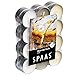 Spaas 24 Bougies chauffe-plats parfumées couleurs assorties, ± 4,5 heures - White Cake Vanilla 0338329.999 D 39 x H 16 mm