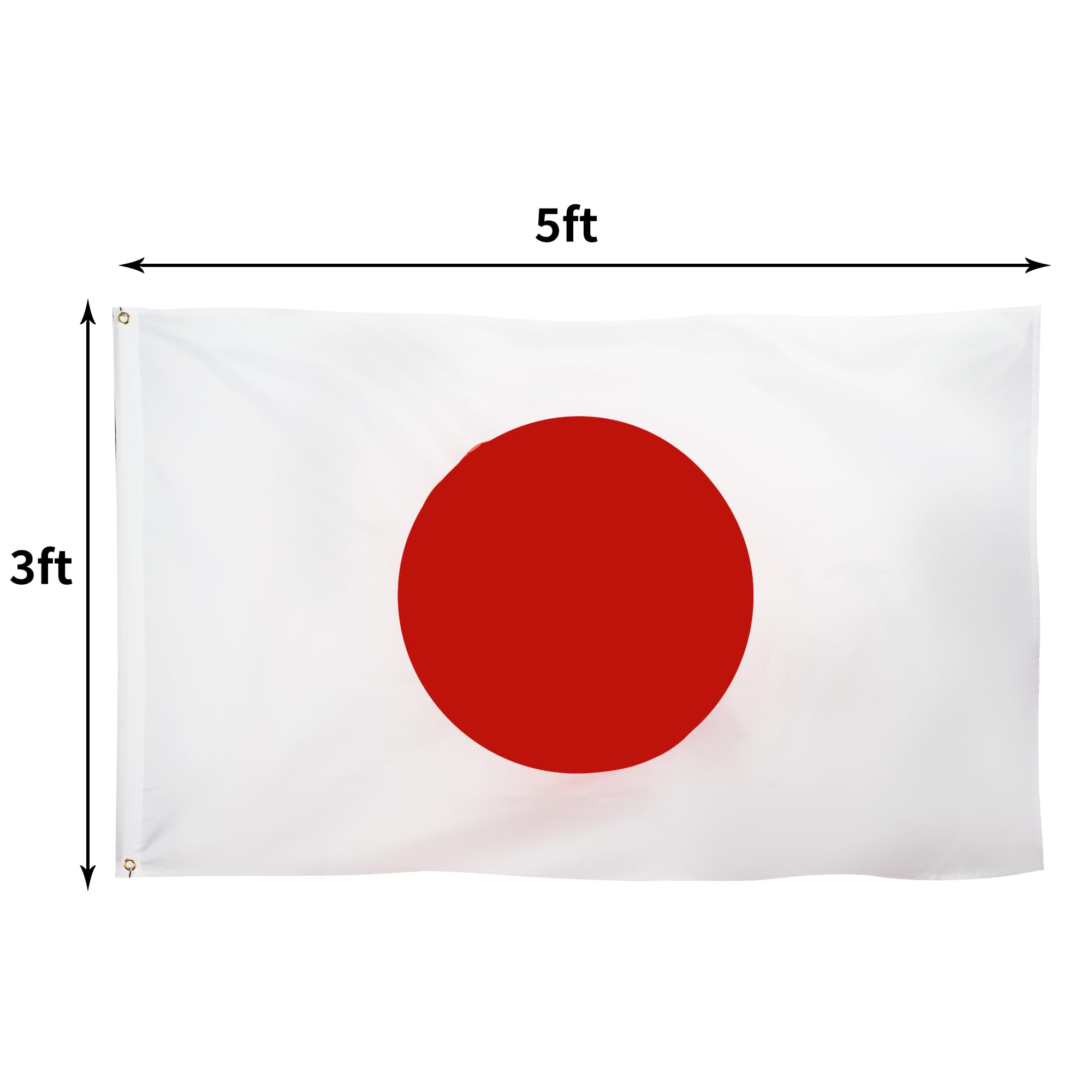 Amazon.co.jp: DANF 日本国旗 厚さ3x5フィート ポリエステル製 色あせ