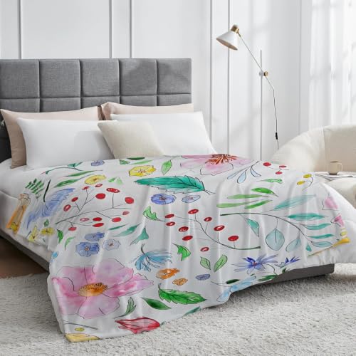 Couverture composition florale pour chambre et salons cocooning - 5