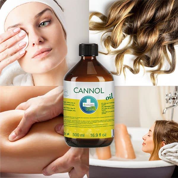 Miniatura 4 de Annabis CANNOL Aceite de cáñamo vegano orgánico - Cuidado del cabello y la piel - Alivio articular y muscular