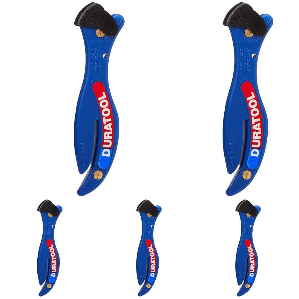 F200 Fish Style Safety Knife, Blue (Pack of 5)