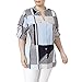 Calvin Klein Women's Plus Size Print Roll Sleeve