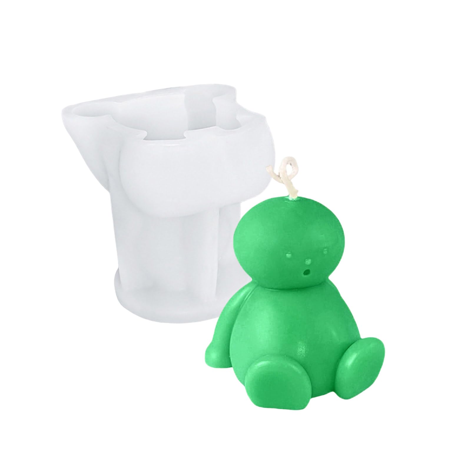 Jazuaiao Snowmen Silicone Resin Mold Epoxy Crafting Molds Silicone Dessert Cake Making Molds for Christmas Decorations Crafting