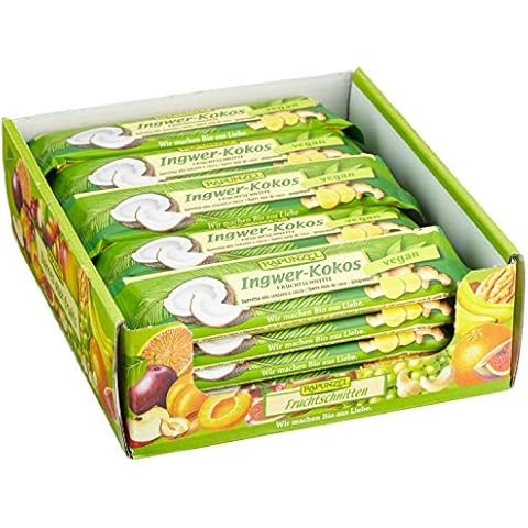 Rapunzel Fruchtschnitte Ingwer-Kokos, 25er Pack Cover
