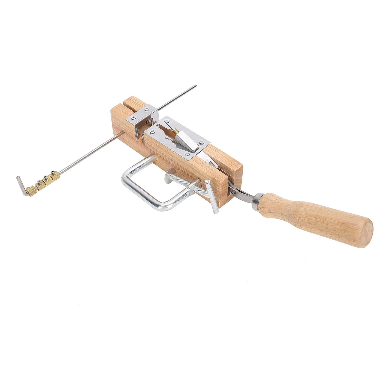 YROHGKPN Professional Hives Hole Puncher Ergonomic Handle Wooden Eyelet Maker Beekeeper Equipment for Efficient Hole Punching Manual Punching Tool