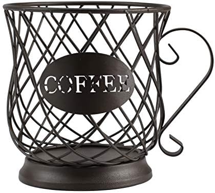 TreeLen Coffee K Cup Holder, K Pod Storage Organizer, Keurig Cup Holder for Countertops, Kcup Holders for 35 K cups – Matte Bronze