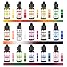 HXDZFX 15 Colors Epoxy Resin Pigment Set - 15 x 10ml Liquid Dye for Resin Jewelry Art Making