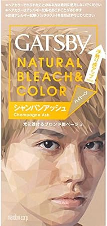 Amazon マンダム ギャッツビー ナチュラルブリーチカラーシャンパンアッシュ 医薬部外品 １剤３５ｇ ２剤７０ｍｌ マンダム ブリーチ 通販