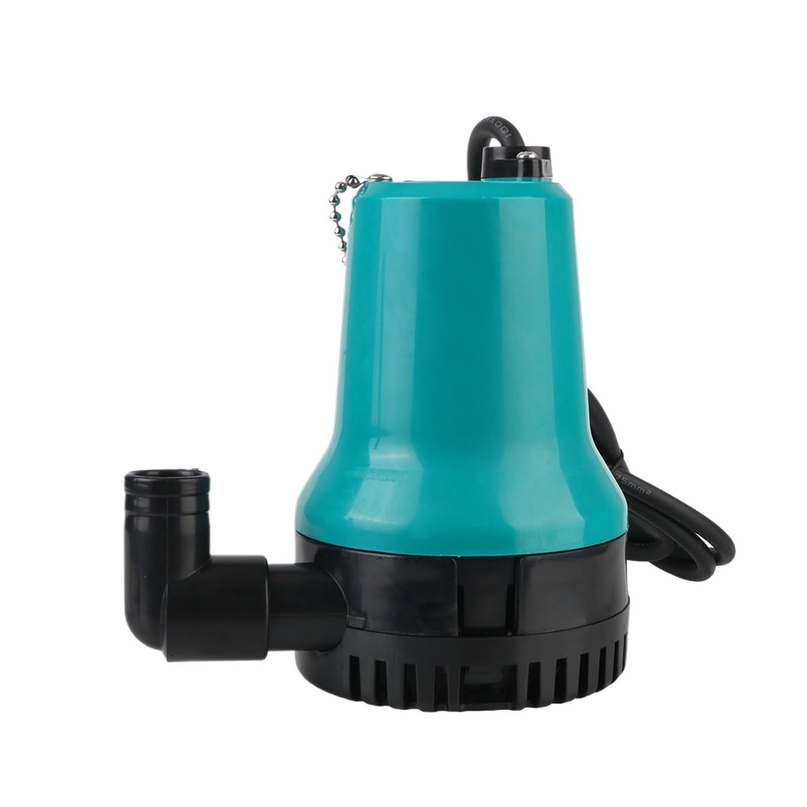 Industrial Water Pressure Diaphragm Pump Filter Bottom Suction DC12V/24V 4600RPM 50W Portable Submersible Water Marine Bilge Pump(12V)