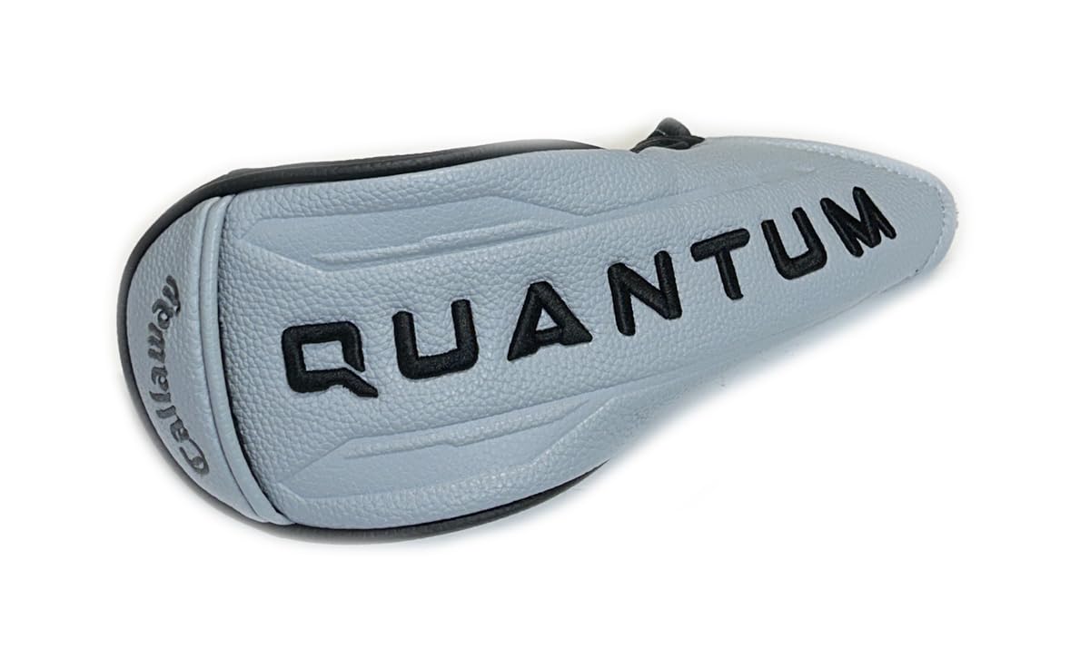 New Callaway Golf 2026 Quantum Fairway Grey/Black Wood Headcover - w/Adj Tag # Cover