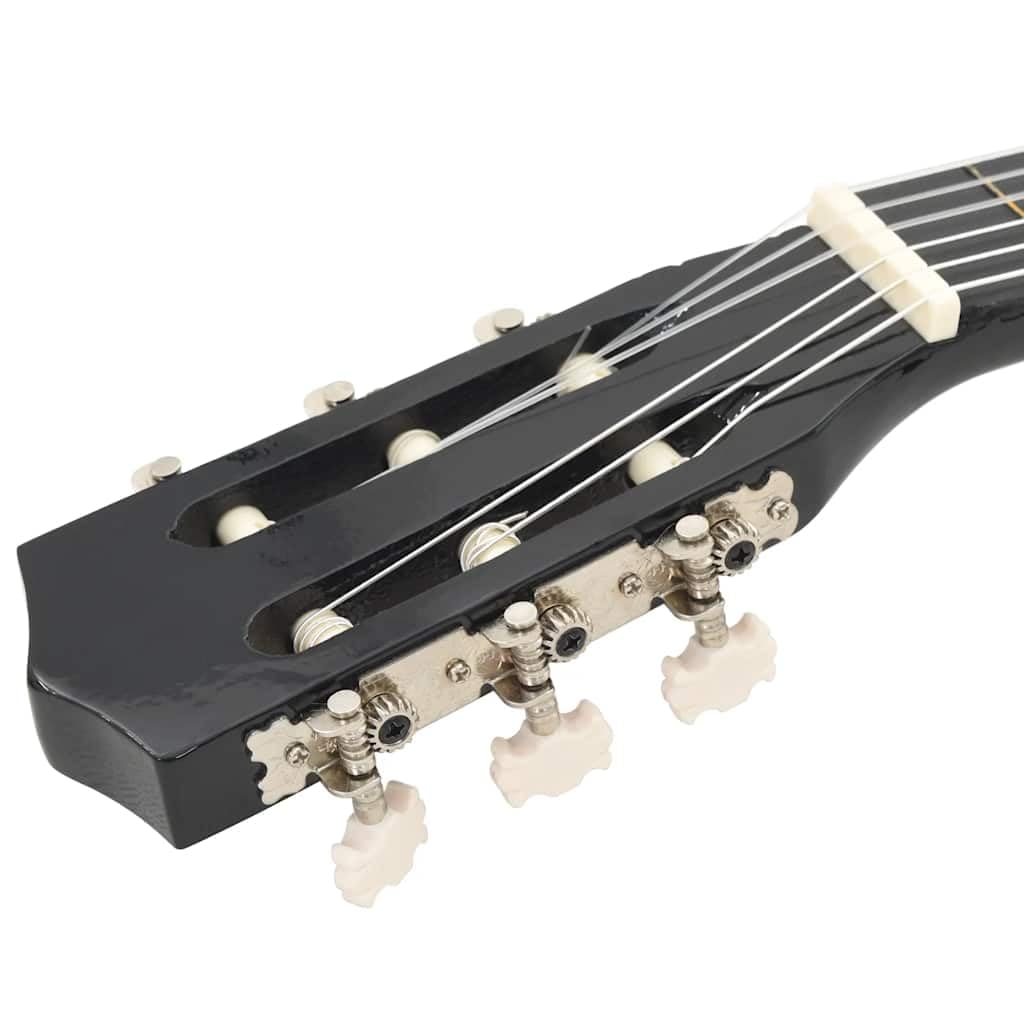 Generisch Klassikgitarre für Anfänger und Kinder Schwarz 1/2 34",Kunst & Unterhaltung,Hobby & Kunst,Musikinstrumente,Saiteninstrumente,Gitarren,70126