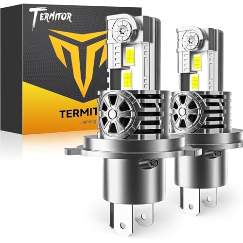 Termitor Latest H4/9003/HB2 Bulbs Hi/Low Beam, 50,000LM 900% Ultra-Brighter,...