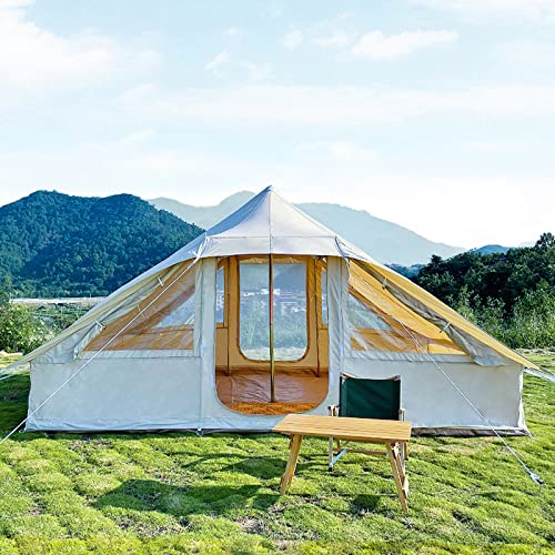 Carpa para camping doble con puertas y toldo miniatura 1