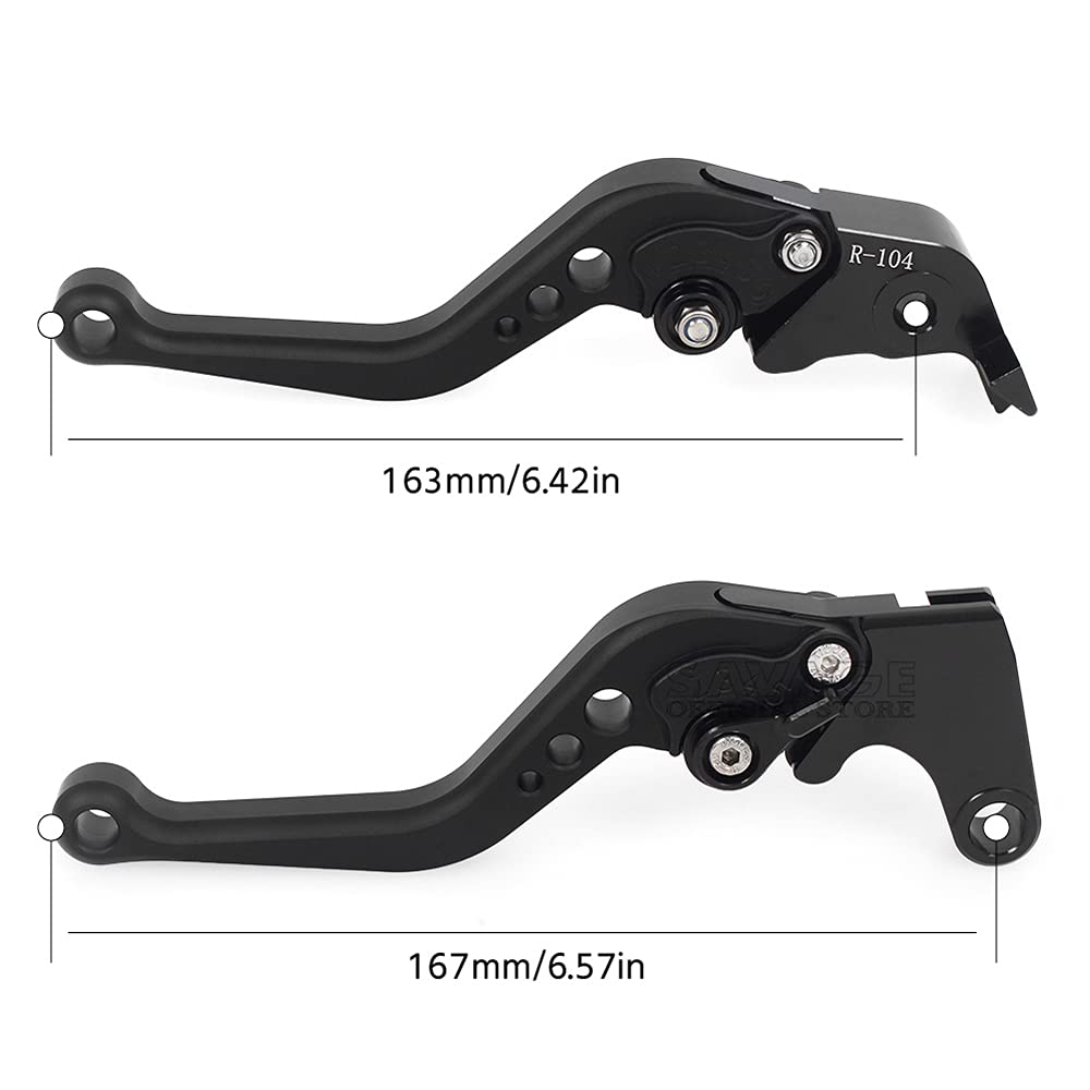 Leviers De Frein Et D'embrayage Barracuda Noir MG7127 - Levier De Frein