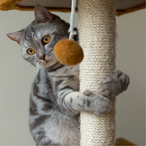 Albero tiragraffi 240-260 cm grigio/bianco Modello...