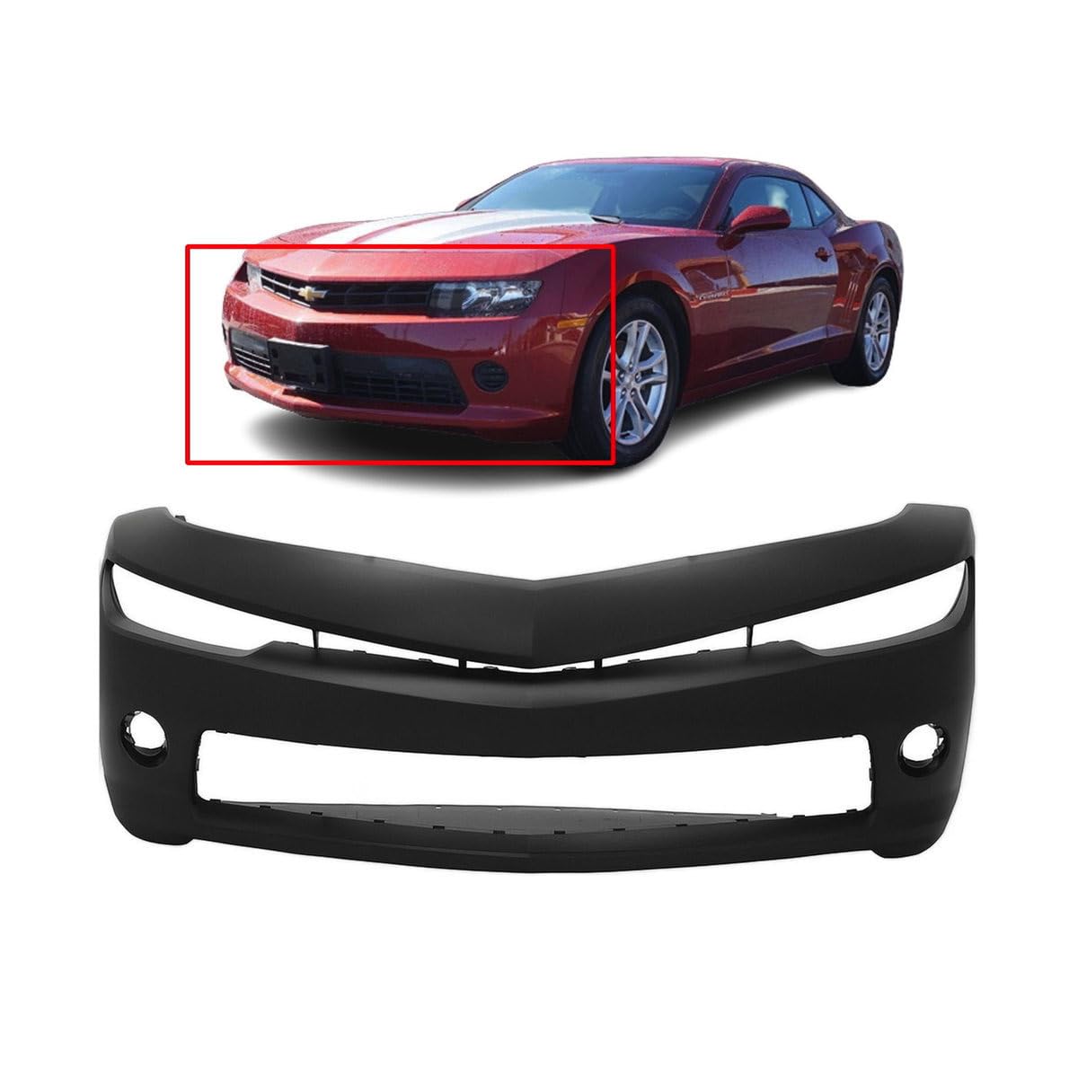 FitParts For Chevrolet Camaro LS/LT 2014–2015 Front Bumper Cover