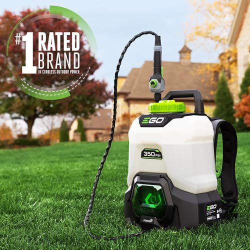 EGO POWER+ 4 Gallon, Backpack Sprayer for Lawn and Garden, Electric Pump, Battery and Charger Not Included - BSP3500