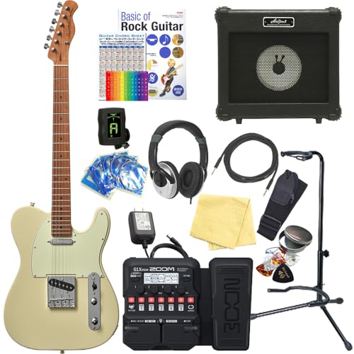 Bacchus バッカス BTE-1 RSM/M OWH エレキギター 初心者 入門 18点セット G1XFour マルチエフェクター付