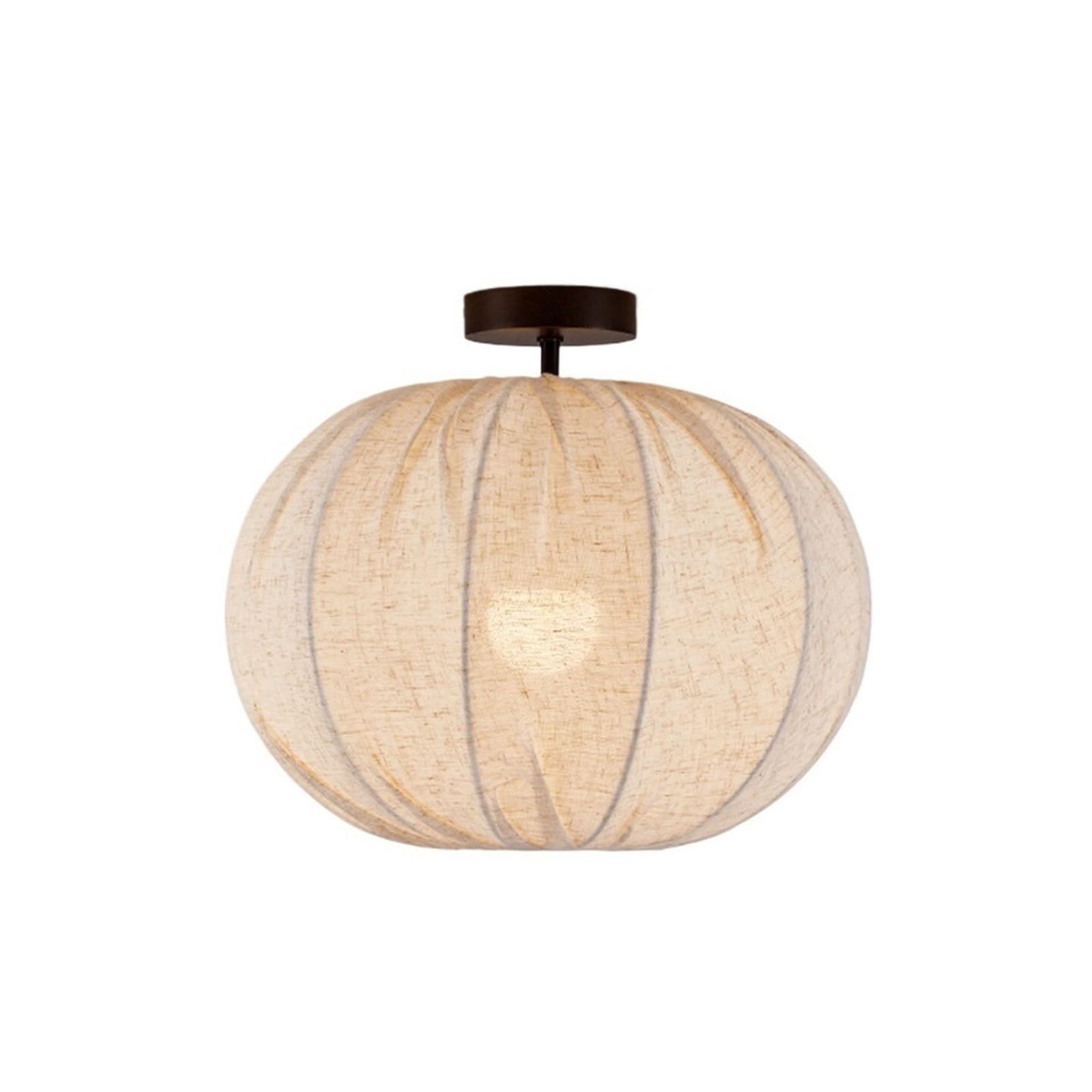 Bx9rE7tK3g Ceiling Light Creative Fabric Pumpkin Shape Bedroom Ceiling Lamp Retro Tea Room Study for Living Room