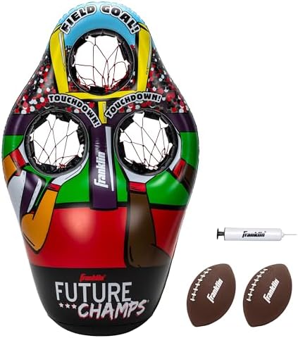 Franklin Sports Kids Football Target Toss Game – I… Franklin Sports Kids Football Target Toss Game – I…