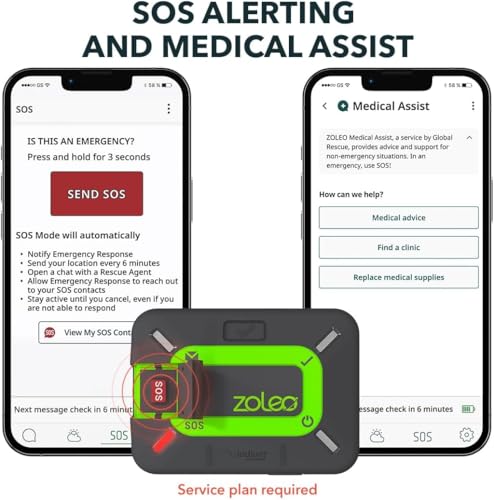 ZOLEO Satellite Communicator – Two-Way Global SMS Text Messenger & Email, Emergency SOS Alerting, Check-in & GPS Location – Android iOS Smartphone Accessory (Renewed) - Image 4