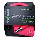 アラーム110dB ケーブルロック NOMEAROD THE HORNET Alarm Lock 【日本正規品】 (NeonPink ネオンピンク)
