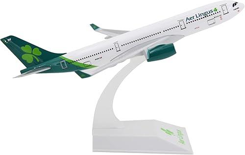 Miniatura 3 de TANG DYNASTY 1400 Air Bus A330-300 Irlanda AER Lingus Metal Avión Modelo Avión Modelo Avión Juguete (Blanco)
