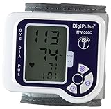 Blood Pressure Cuff Wrist Monitor Automatic Digital Sphygmomanometer - BP Machine Measures Pulse, Diastolic and Systolic - High Accurate Meter Best Reading High Normal and Low DigiPulse by Just-Brill
